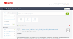 Desktop Screenshot of bilginetdestek.com